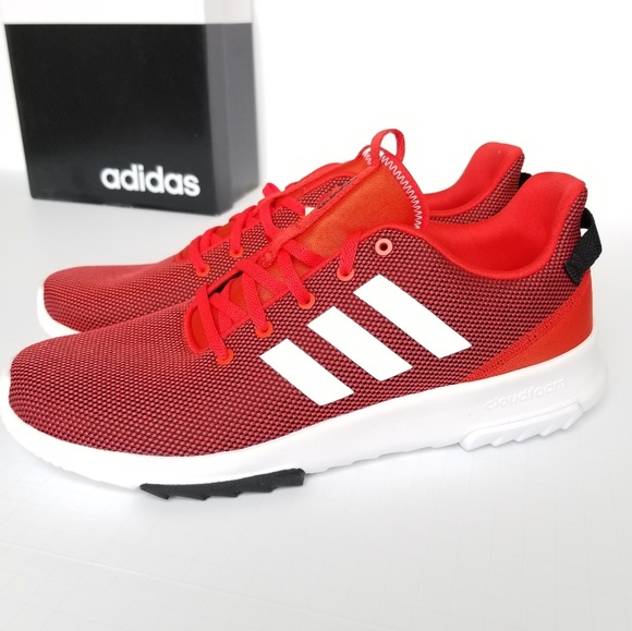 Adidas Mens Na-Kel Matchcourt Shoes Black Scarlet Rose 13 New